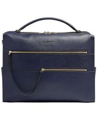 Piquadro - Laptoptasche Aus Gekörntem Leder - Lyst