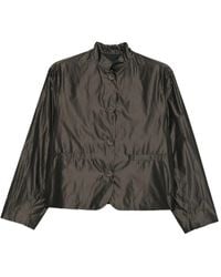 ROSSO35 - High-Neck Button-Front Jacket - Lyst