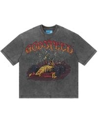 Godspeed - F1 Dreams Graphic-Print Washed T-Shirt - Lyst