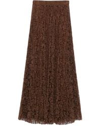 Ermanno Scervino - Gonna Lunga Plissettata - Lyst