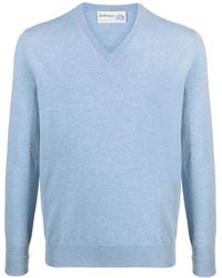 Ballantyne - V-Neck Cashmere Jumper - Lyst
