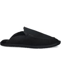 BOSS - Msfr Topstitched Slippers - Lyst