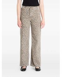 Guess - Leopard-Print Jeans - Lyst