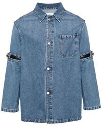 Coperni - Denim Jack Met Logogesp - Lyst