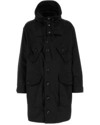 Maison Margiela - Abrigo con capucha y múltiples bolsillos - Lyst