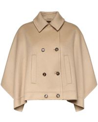 Max Mara - Double-Breasted Cashmere Jacket - Lyst