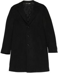 Canali - Buttoned Coat - Lyst