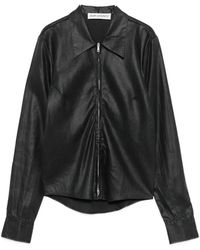 Our Legacy - Slim-Fit Zip-Up Shirt - Lyst