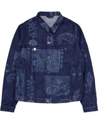 Etudes Studio - X Batia Suter Kentucky Denim Jack Met Print - Lyst