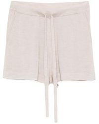 P.A.R.O.S.H. - Drawstring-Waist Shorts - Lyst