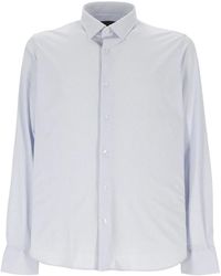 Rrd - Oxford Overhemd Met Jacquard - Lyst