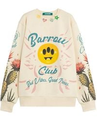 Barrow - Floral-Print Crew-Neck Sweatshirt - Lyst