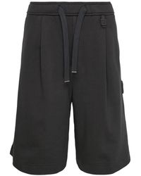 WOOYOUNGMI - Pleated Drawstring Shorts - Lyst