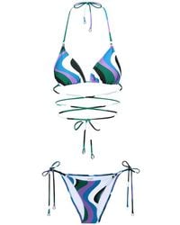 DAZE DAYZ - Pado Abstract-Print Wrap-Around Bikini - Lyst