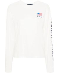 Polo Ralph Lauren - Logo-Print Cotton T-Shirt - Lyst