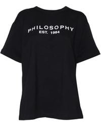 Philosophy Di Lorenzo Serafini - T-Shirt With Logo - Lyst