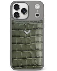 Velante - Coque D'Iphone 17 Pro Max À Effet Peau De Crocodile - Lyst