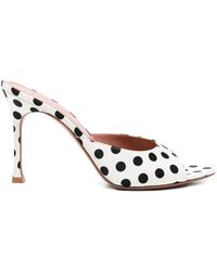 AMINA MUADDI - Heeled Mules - Lyst