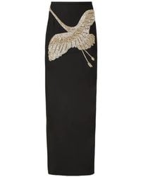 Costarellos - Nirvelli Crystal-Embellished Maxi Skirt - Lyst