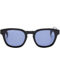 Lacoste - Ribbon Square-Frame Sunglasses - Lyst