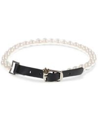 YELLOWSWALLOW - Pearl-Embellished Buckle-Fastening Necklace - Lyst