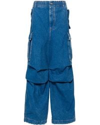 Marni - Vaqueros cargo con parche del logo - Lyst