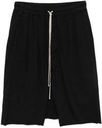 Rick Owens - Short Pods À Taille À Lien De Resserrage - Lyst
