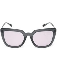 COACH - Sonnenbrille Mit Eckigem Gestell - Lyst