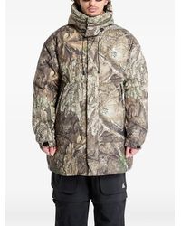 Nike - Printed Hooded Parka - Lyst