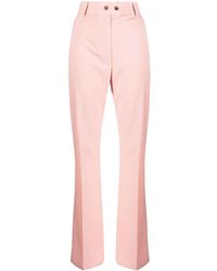 Paul Smith - Pressed-crease High-waisted Trousers - Lyst