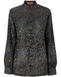 Missoni - Oversized Shirt With Sequin Applications - Lyst