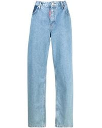 Moschino - High-Waisted Wide-Leg Jeans - Lyst