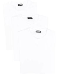 DSquared² - Crew-Neck T-Shirt (Set Of Three) - Lyst