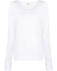 Isabel Marant - Drop-shoulder Round-neck T-shirt - Lyst