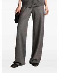 Vince - Colette Fine-Knit Wide-Leg Trousers - Lyst