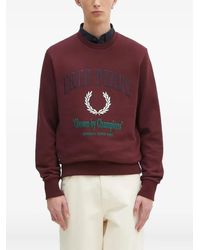 Fred Perry - Embroidered-Logo Sweatshirt - Lyst
