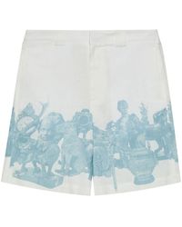 Givenchy - Shorts Mit Grafischem Print - Lyst