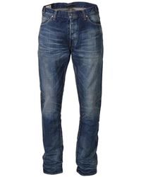 Mastercraft Union - Whiskered Faded Jeans - Lyst