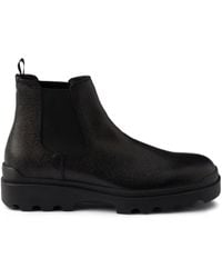 Prada - Elastic-Panelled Rubber-Sole Boots - Lyst