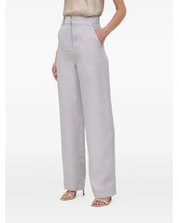 Patrizia Pepe - Embossed-Detail Trousers - Lyst