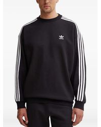 adidas - Three-Stripe Sweatshirt - Lyst