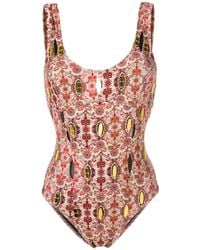 Amir Slama - Badpak Met Bloemenprint - Lyst