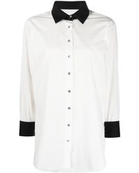 Marques'Almeida - Two-tone Organic Cotton Shirt - Lyst