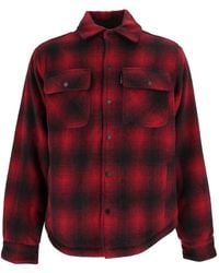 Schott Nyc - Check-Pattern Overshirt Jacket - Lyst