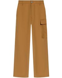 Marni - Cargohose Mit Logo-Stickerei - Lyst