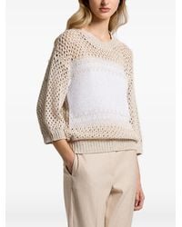 Peserico - Openwork Knitwear Jumper - Lyst