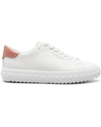 MICHAEL Michael Kors - Logo-Embossed Leather Sneakers - Lyst