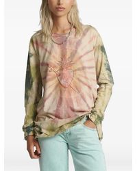 One Teaspoon - Heart O Steel Tie-Dye T-Shirt - Lyst