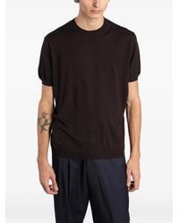 Low Brand - K123 Fine-Knit T-Shirt - Lyst