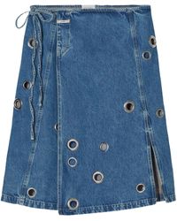 Closed - Wrap Midi Skirt - Lyst